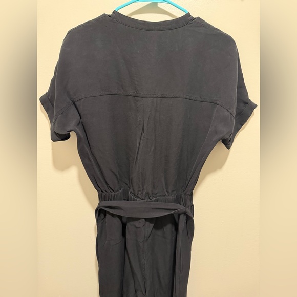 Theory Cargo Shirt Silk Jumpsuit - Picture 4 of 7
